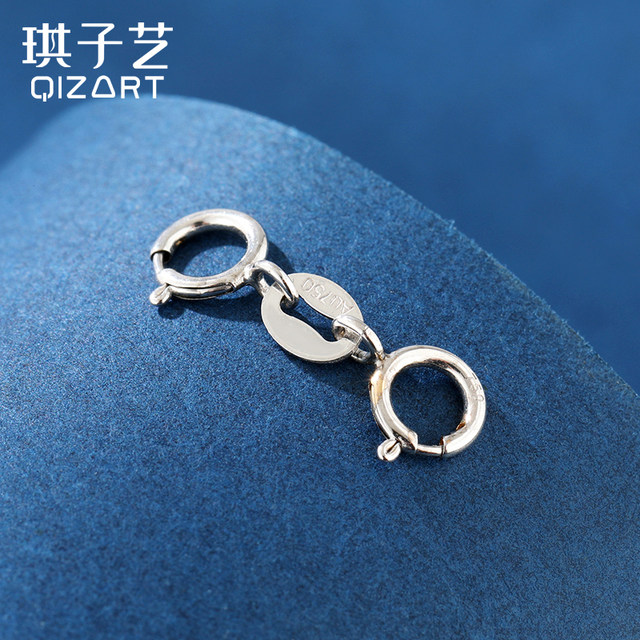 18K gold double buckle spring buckle double joint pearl buckle