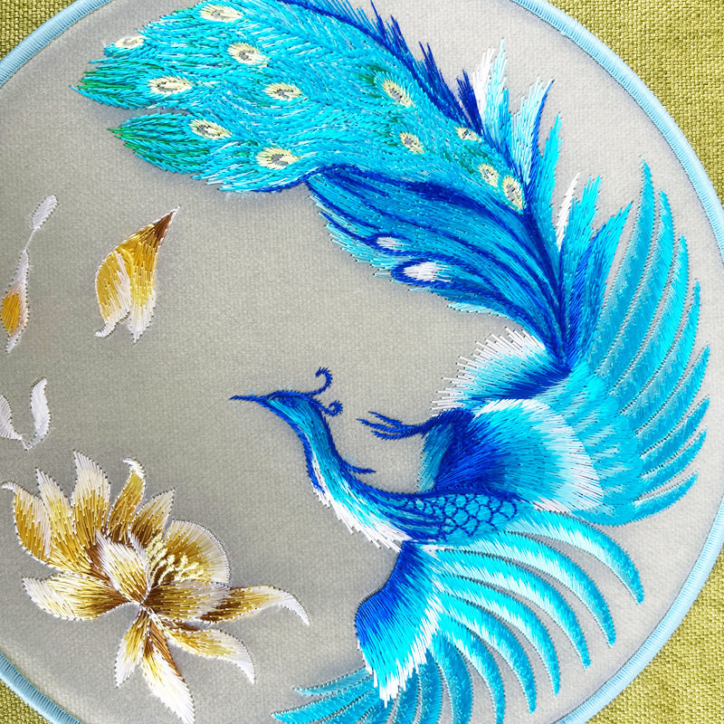 中式苏绣双面绣刺绣团扇古风汉服道具舞蹈旗袍专用扇古典工艺扇子,淘宝优惠券,粉丝福利购,淘宝优惠卷