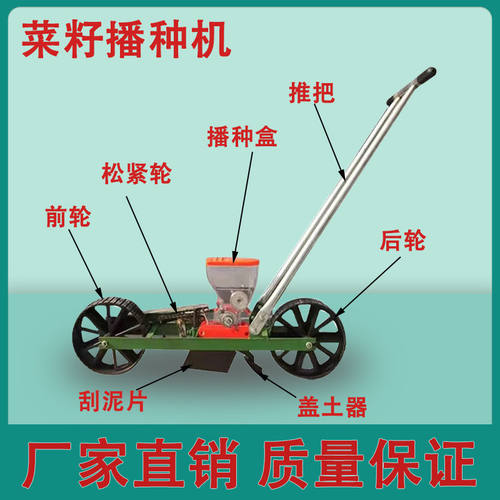 手推蔬菜播种机农用多功能小型点播机谷子小粒种子菜籽播种机 - 图1