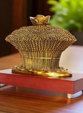 采购产品大麦饰品，创意铜工艺品，客厅办公室装饰，公司商店乔迁