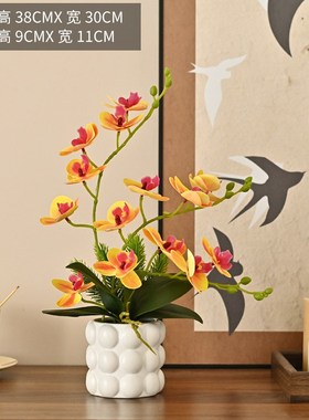 柿柿如意平安新家女孩房间乔迁装饰品红色茶几轻奢摆件客厅花