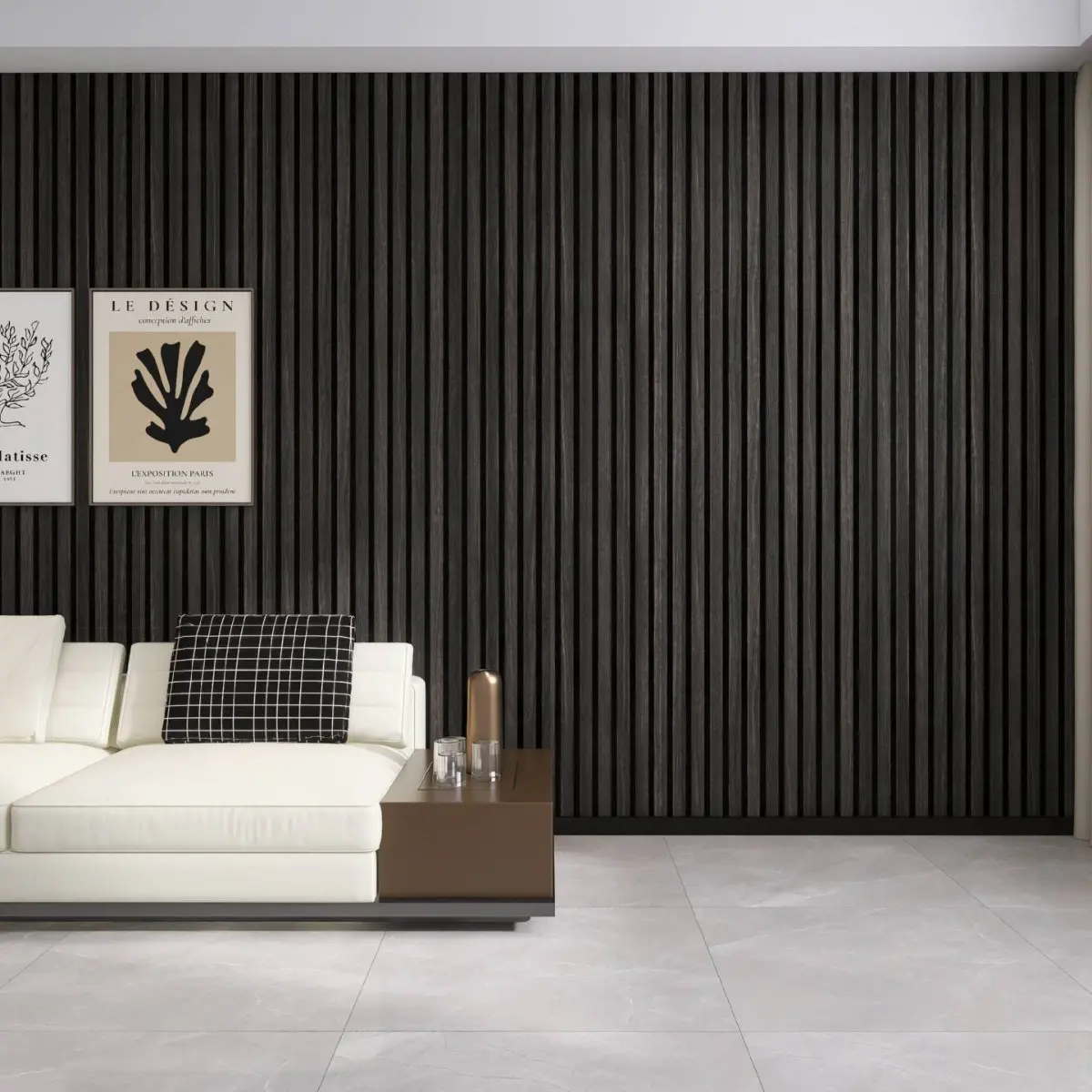 卷装仿瓷砖贴格栅墙纸waler3d立体防水防潮防撞木纹墙贴 - 图0