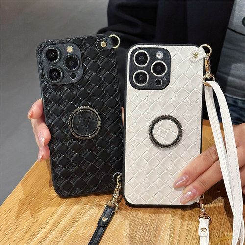 适用小米POCOM6Pro手机壳M6指环支架M5S斜跨M5挂绳M4Pro折叠M3轻奢m6全包Lite小众m5s时尚防摔创意简约 - 图3