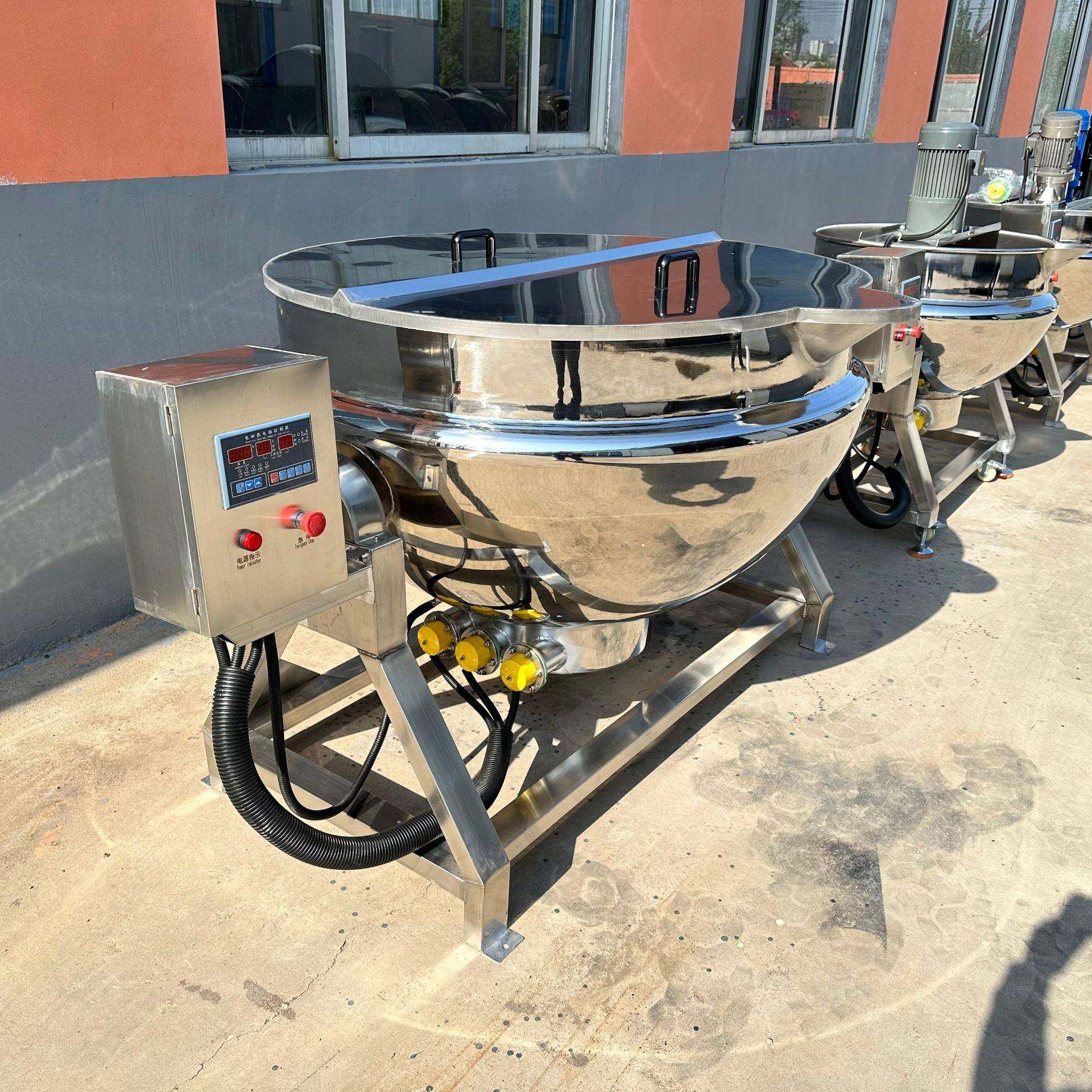 商用全自动可倾斜式夹层锅烧鸡鸭脖卤煮锅中草药蒸煮熬制锅,淘宝优惠券,粉丝福利购,淘宝优惠卷