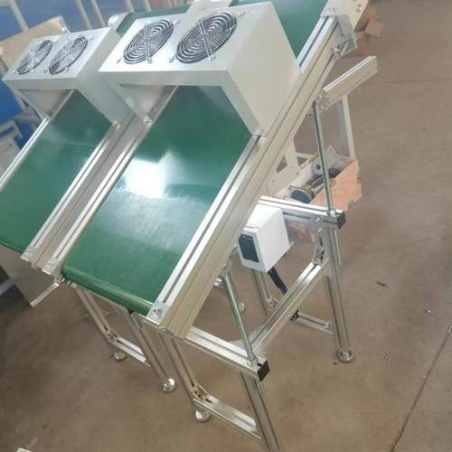 合肥插件出板接驳台波峰焊出板机DIP炉后出板冷却斜坡皮带线 - 图0