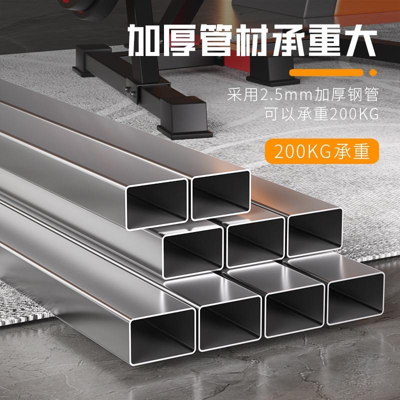 哈克深蹲机家用卧推架举重力量训练器一体机多功能深蹲架健身器材 - 图2