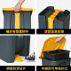 Large capacity trash can commercially used kitchen with lid pedal type large household dining V drink box trash storage