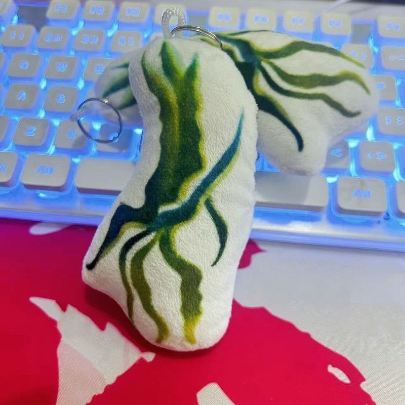 特辣的海藻语音挂件发声玩偶钥匙扣来图定制搞笑鬼畜录音团子周边 - 图2