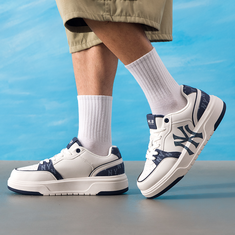 MLB女鞋新款低帮舒适休闲鞋时尚潮流板鞋跑步训练运动鞋 - 图0
