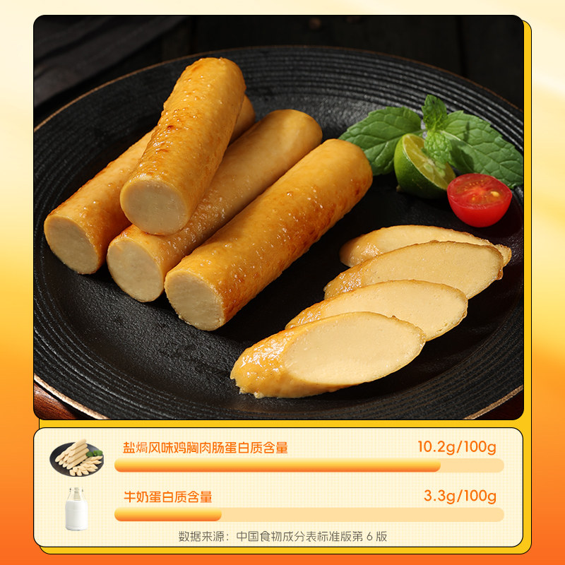 力诚肉博士盐焗鸡胸肉肠火腿肠即食香肠泡面搭档零食健身代餐 力诚肉博士盐焗鸡胸肉肠火腿肠即食香肠泡面搭档零食健身代餐
