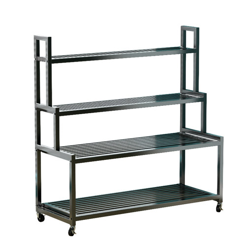 花架客厅落地式室内家用阳台置物架多层镀锌铁艺花架绿萝植物摆放 - 图3