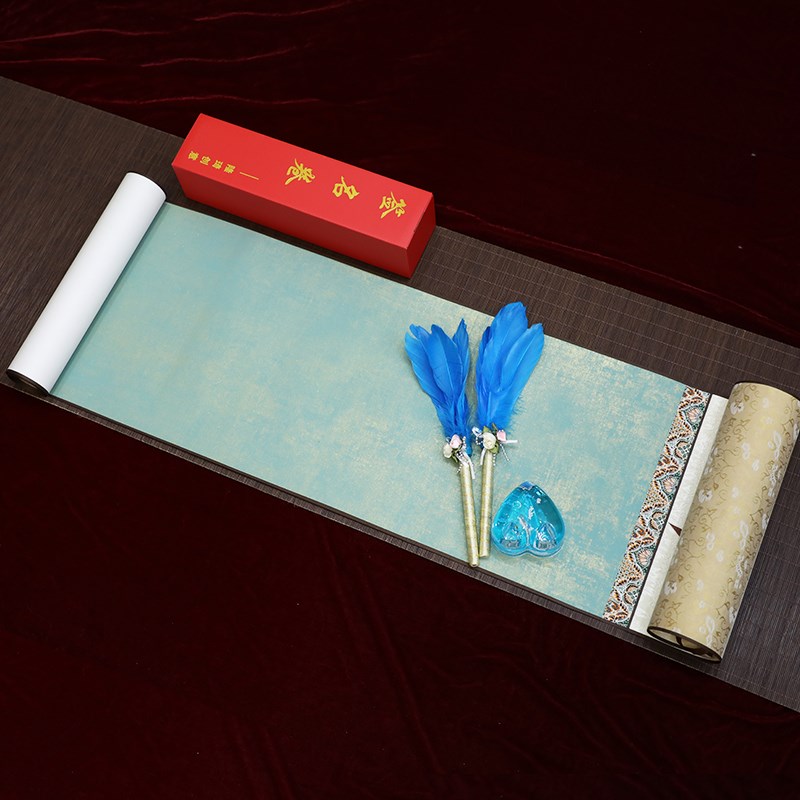 签名卷轴嘉宾签到本商务会议年会开业活动聚会婚S礼结婚签到簿礼 - 图1