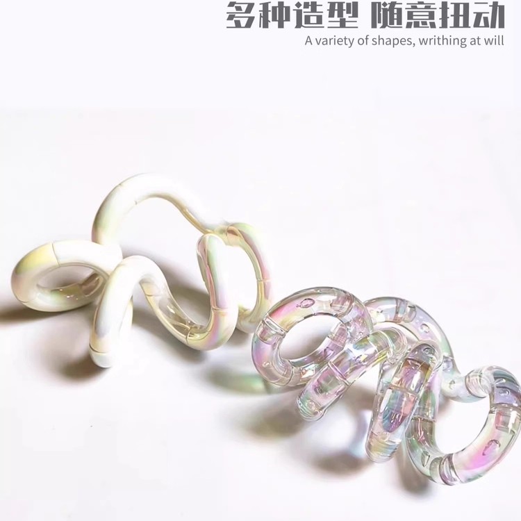 tango夜光扭扭乐温感变色ADHD益智玩具女孩解压儿童躺狗手指放松6 - 图2