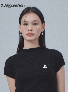 RR经典字母logo图案吊坠耳环