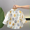 Sanchunhui Spring Cotton Children's Shirt Versatile Cartoon