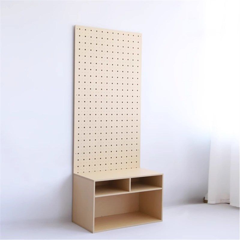 OB marine board customized perforated board storage cabinet integrated store L shop display rack storage rack storage cabinet