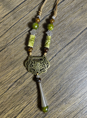 毛衣链秋冬大气高档轻奢高级感长款不掉色精致百搭设计感陶瓷项链