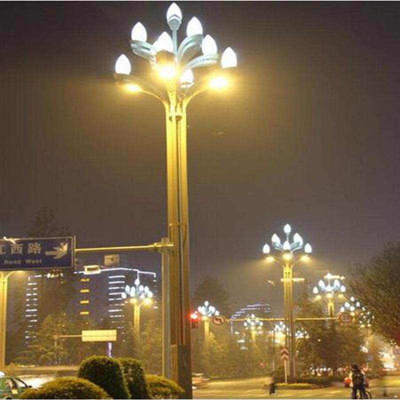 玉兰灯中华灯6米8/10/12米led道路景观灯广场高杆文旅灯LED高杆灯,淘宝优惠券,粉丝福利购,淘宝优惠卷