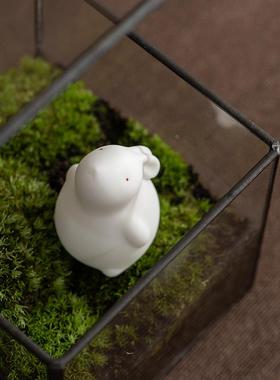 【德化白瓷】陶瓷兔子 家居摆件精品可爱动物生肖摆设装饰品