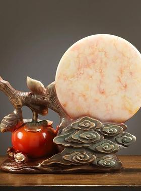 柿柿事事如意摆件创意玄关电视柜酒柜装饰桌面新中式高档柿子摆放