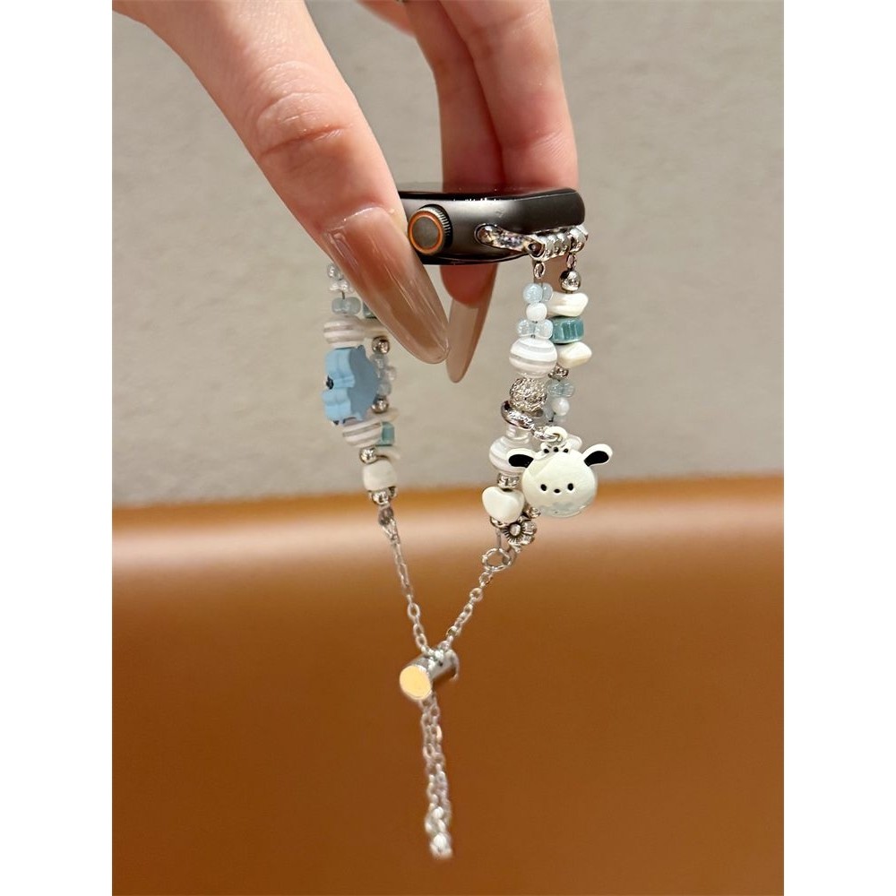 适用荣耀手表5/4表带2i荣耀亲选Watch Haylou青春爱心小狗手环9链,淘宝优惠券,粉丝福利购,淘宝优惠卷