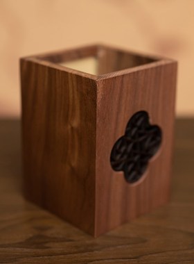 苏绣笔筒新中式书房摆件国风工艺品文创伴手Q礼品老师朋友礼物