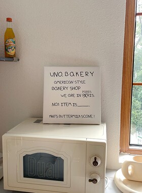 风法文装饰画韩风挂画咖啡馆服装店墙面装饰家居桌Z面摆件道具