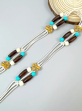 草帽腰带波西米亚风腰带