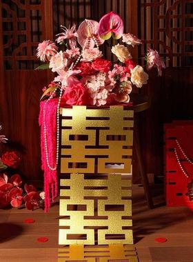 婚房布置仿真花摆件结婚礼