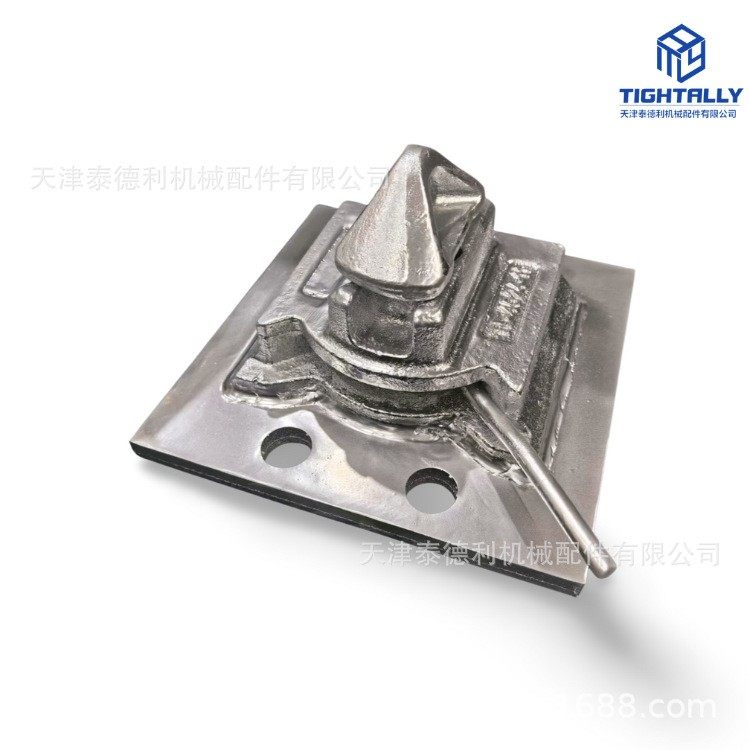 集装箱螺栓底锁 燕尾底锁带平板 镀锌处理 泰德利批量优惠,淘宝优惠券,粉丝福利购,淘宝优惠卷