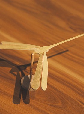 纯手工竹制作平衡竹蜻蜓创意80后怀旧工艺品摆件传统家居饰品包邮