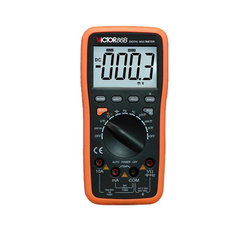 VICTOR胜利VC86B/VC86C数字万用表高精度自动量程多用表带USB接口 - 图3