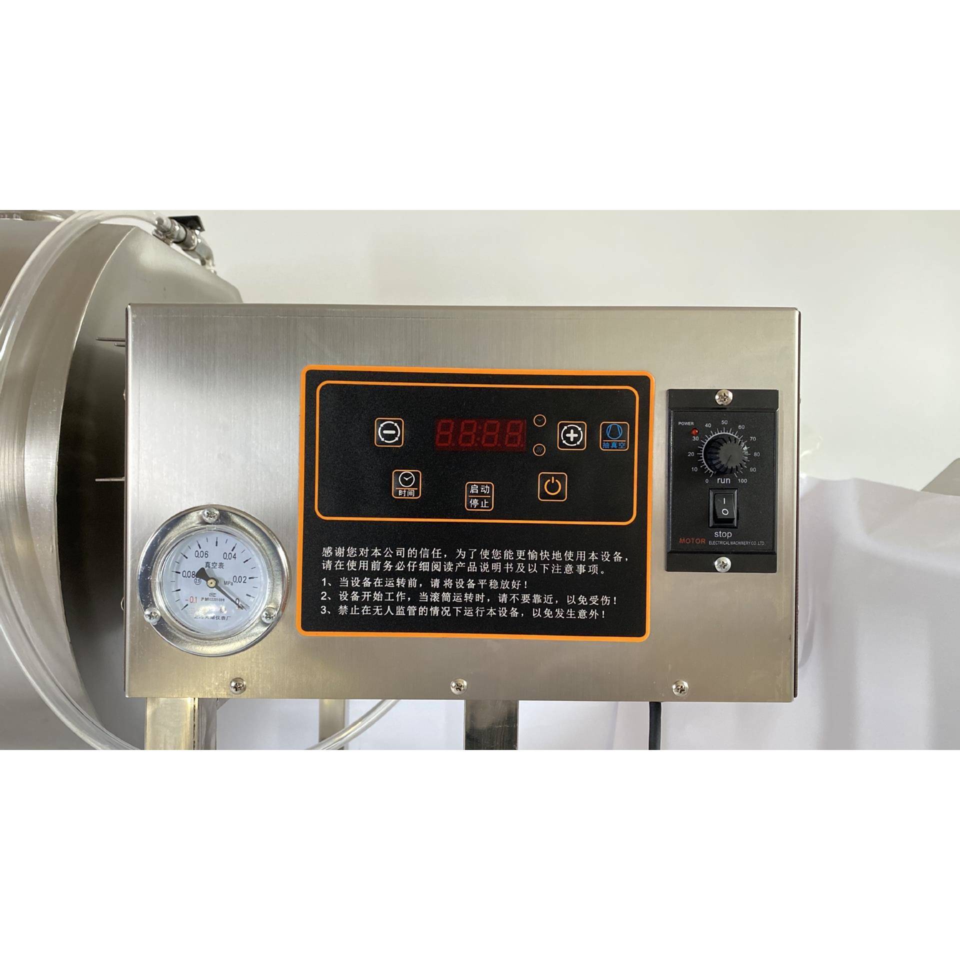 西厨不锈钢60L真空带表带调速器圆桶腌制机腌肉腌菜设备厂家 - 图0