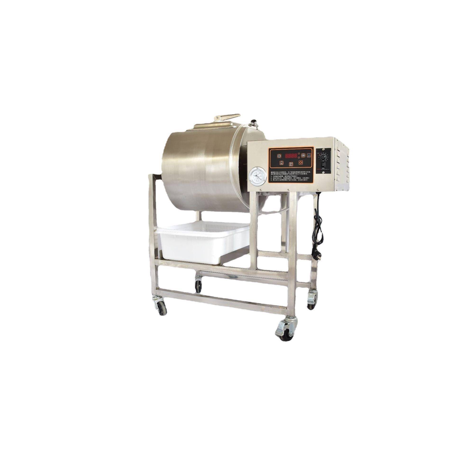 西厨不锈钢60L真空带表带调速器圆桶腌制机腌肉腌菜设备厂家 - 图3