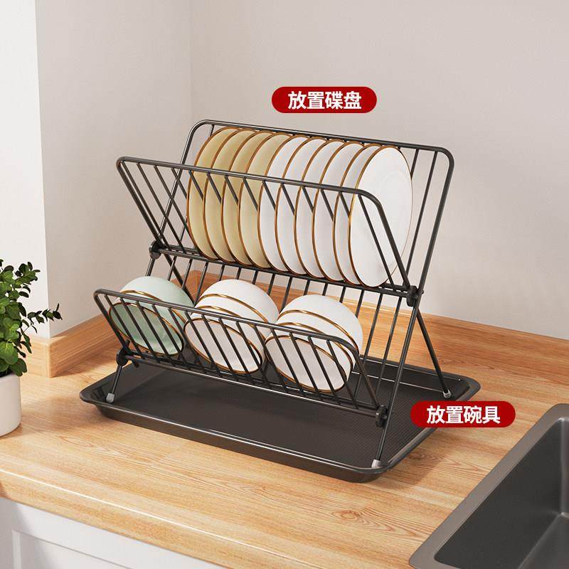 碗碟收纳层架沥水碗架碗碟置物架厨房水槽桌面台面沥水架小型放碗,淘宝优惠券,粉丝福利购,淘宝优惠卷