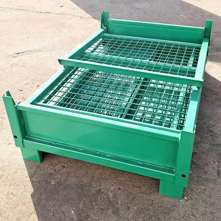 折叠欧式网格料箱仓储笼工厂供应一面开门可堆叠仓储物流周转笼,淘宝优惠券,粉丝福利购,淘宝优惠卷