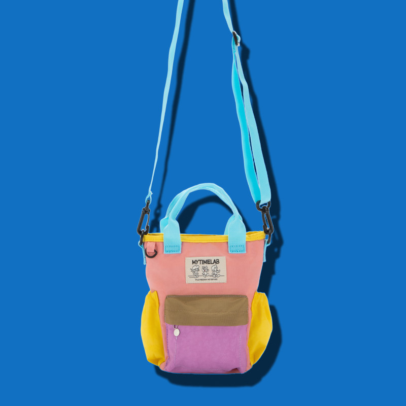 MYTIMELAB摩太潮玩炫彩小斜挎包 儿童单肩包女孩可爱手提包手拎包