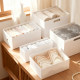 Japanese style storage box with lid dustproof stacked storage box
