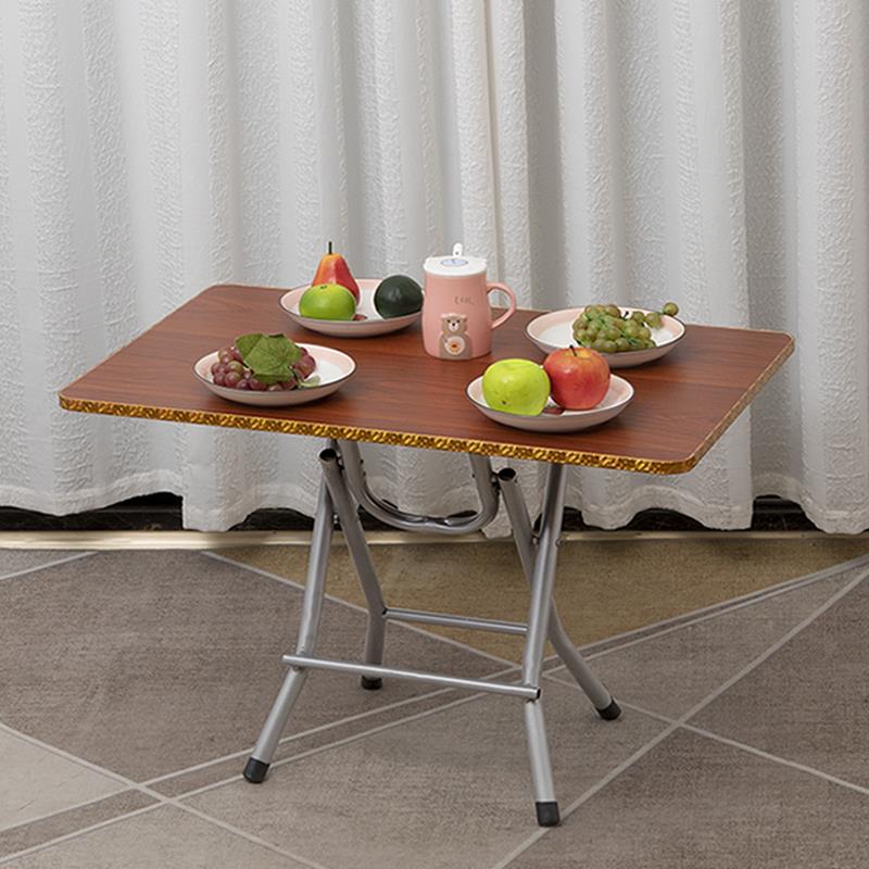 长方形折叠桌折叠小桌子简易家用吃饭小矮桌子吃饭桌出租房小餐桌 - 图0