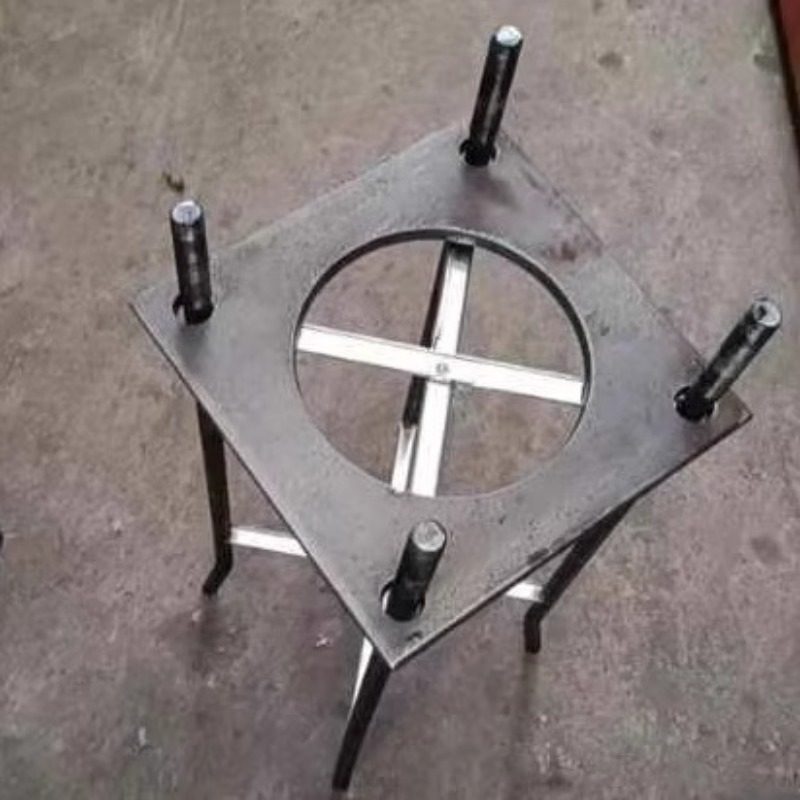 路灯预埋件监控立杆底座庭院灯钢板基础地笼地脚螺栓可折叠定制,淘宝优惠券,粉丝福利购,淘宝优惠卷