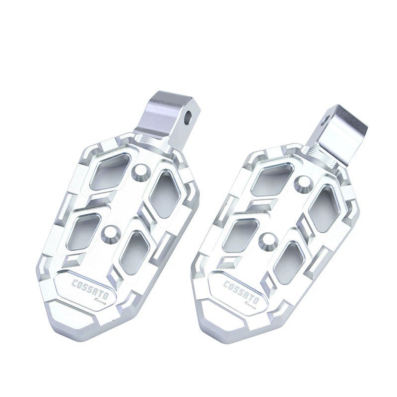 适用于钱江QJ赛250加大脚踏前脚踏板改装摩托车配件后防滑脚踏 - 图2