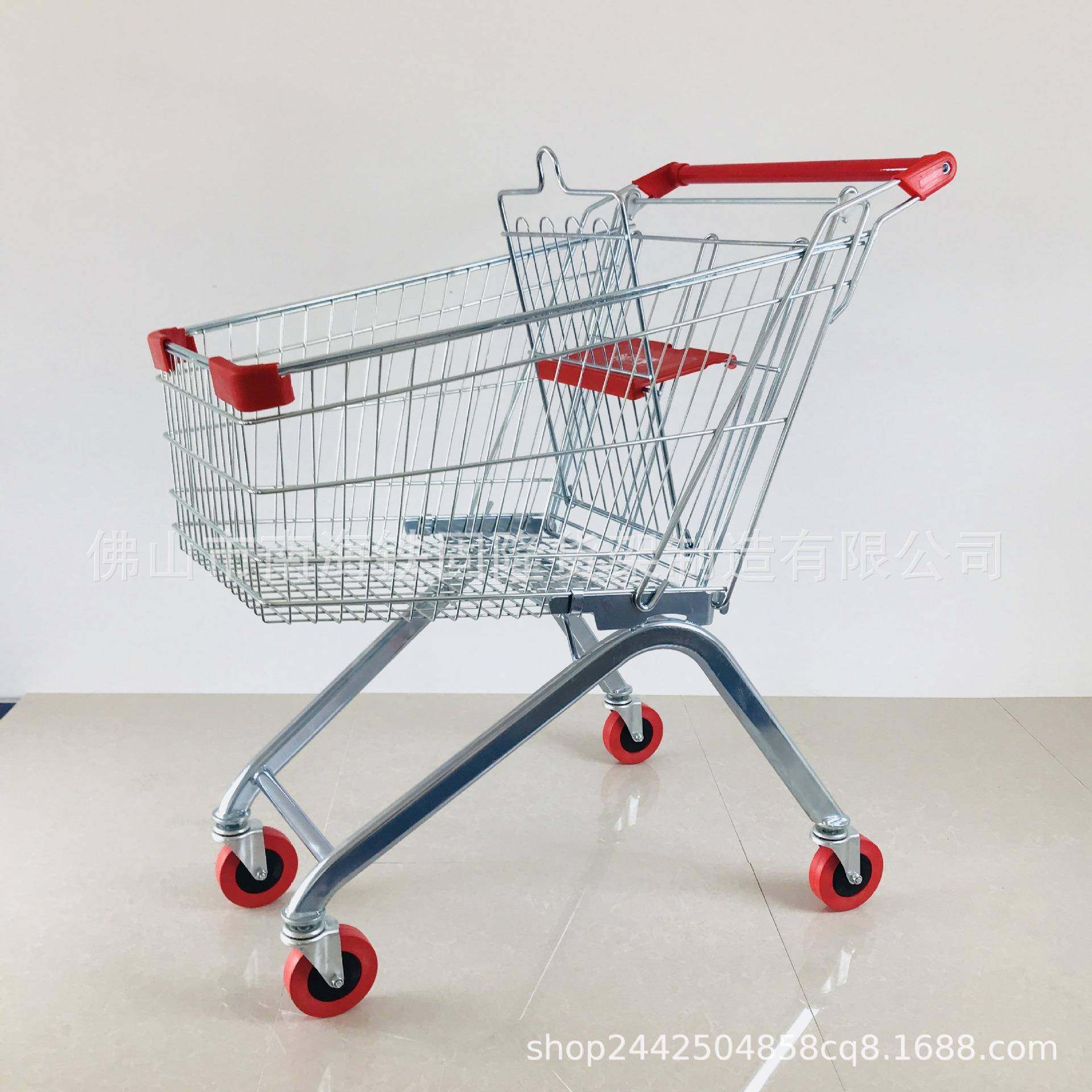 商场超市购物车手推车便利店卖场手推车金属推车喷塑灰理货车,淘宝优惠券,粉丝福利购,淘宝优惠卷