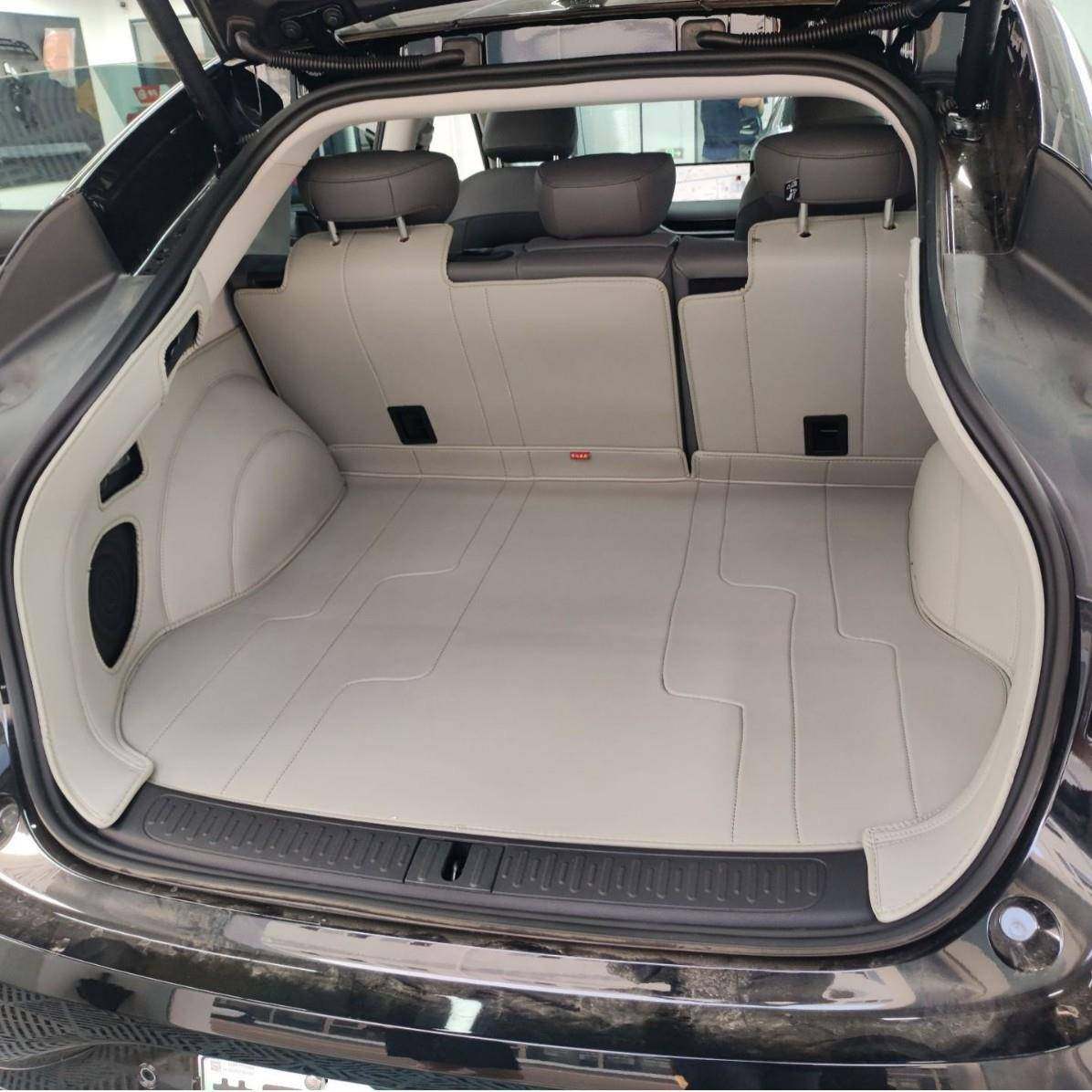 纳帕皮全包围后备箱垫适用智己LS6LS7L6L7汽车行李箱垫全包尾垫,淘宝优惠券,粉丝福利购,淘宝优惠卷