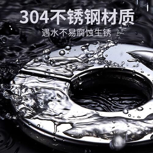 不锈钢装饰盖墙壁洞口遮丑罩水龙头空调堵孔燃气管道水管遮挡盖子 - 图0