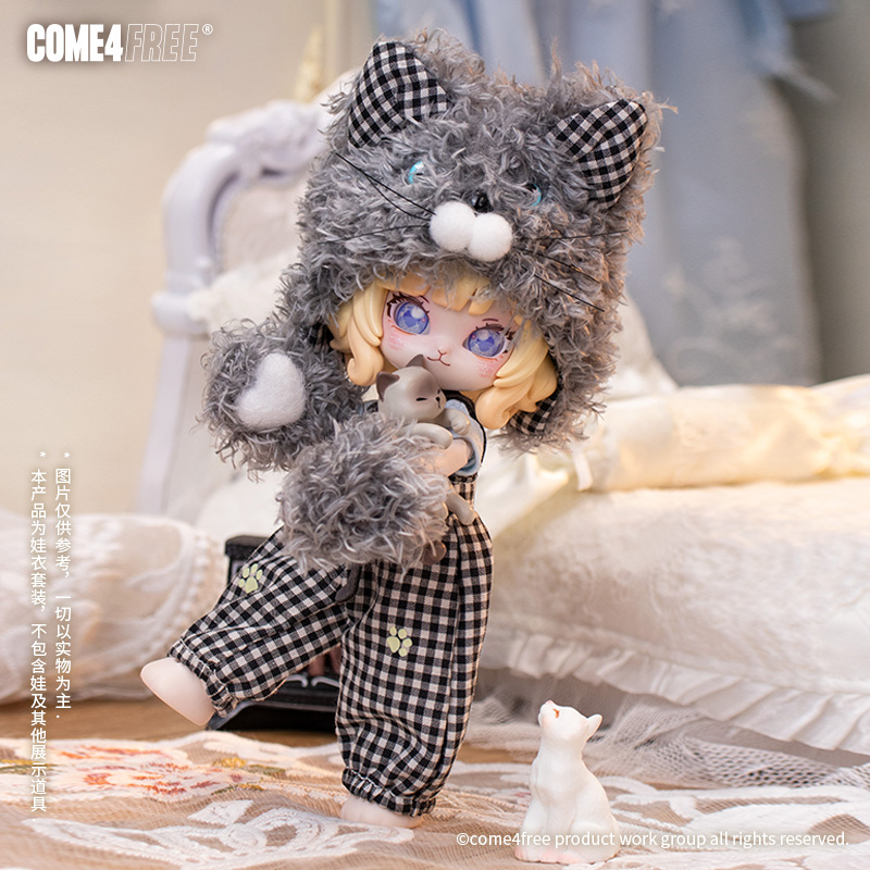 COME4FREE旗舰店.甜品系列.乌乌麻糍娃衣12分OB11玩偶BJD娃衣 - 图3