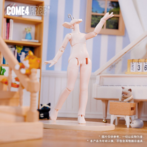COME4FREE 邦倪年糕体DIY素体套组（水贴另外加购） - 图0