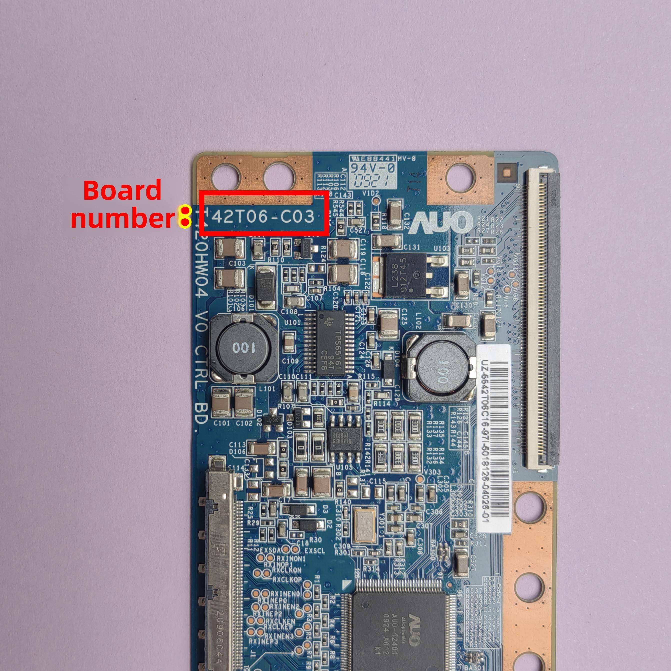 原装AUO逻辑板42T06-C03 T420HW04 V0 适用于各种品牌电视配件 - 图1
