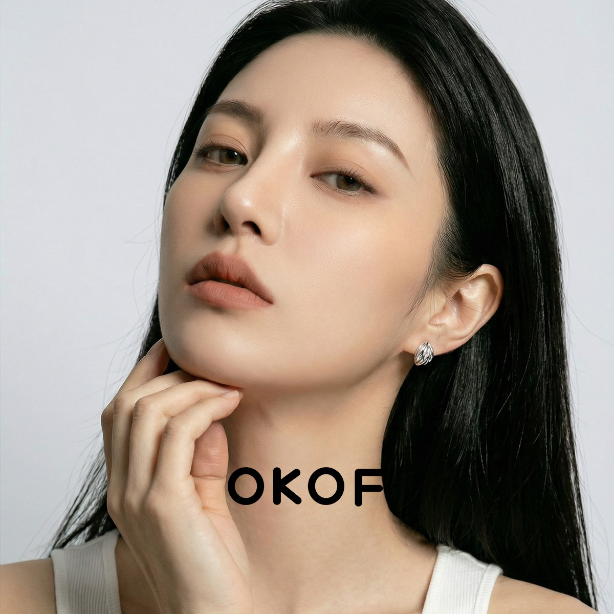 OKOF野蛮生长小藤蔓S925纯银耳钉高级感银耳饰通勤精致小众饰品,淘宝优惠券,粉丝福利购,淘宝优惠卷