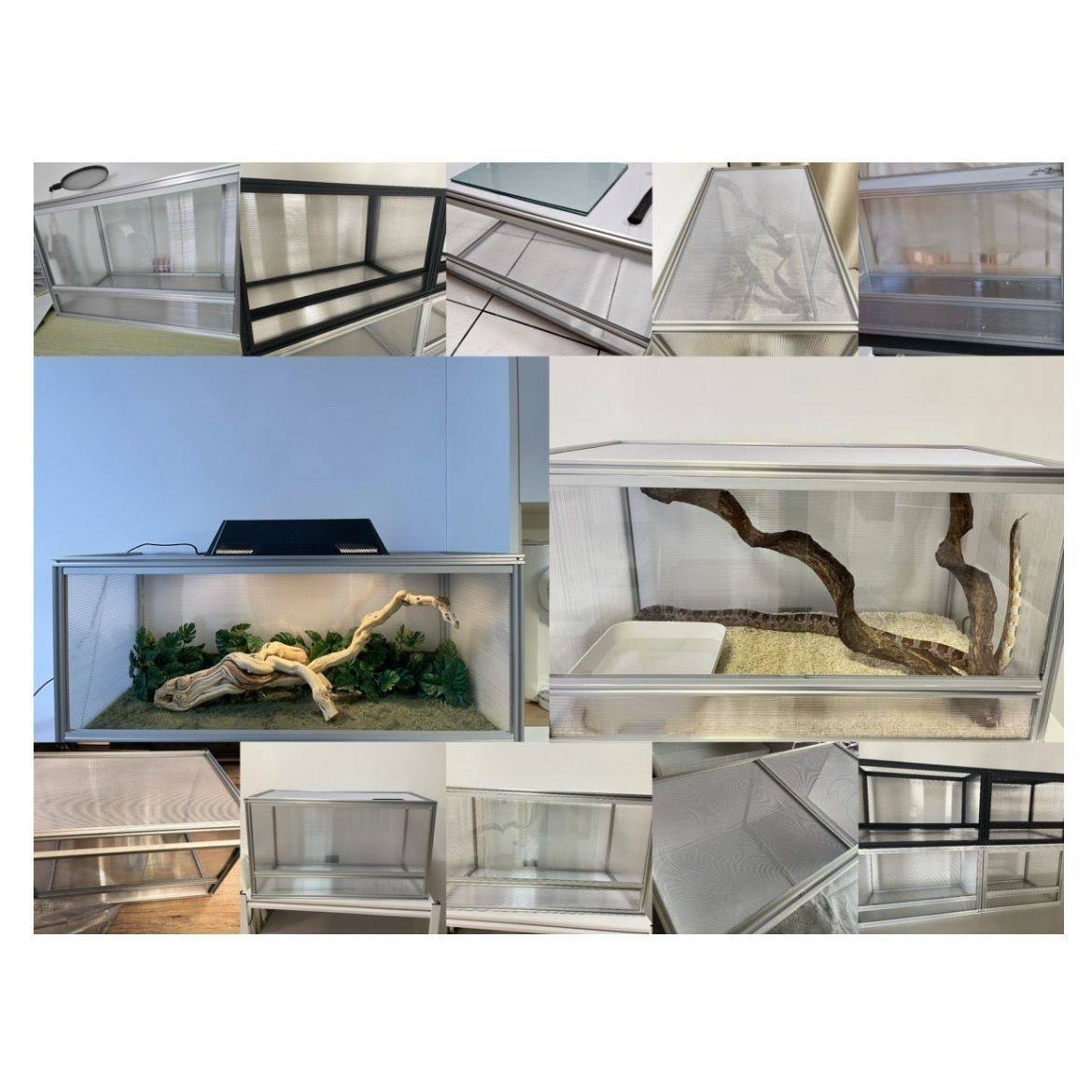爬箱爬柜铝型材DIY养鬃狮蜥蛇蓝舌保温箱爬宠专用箱可订制尺寸,淘宝优惠券,粉丝福利购,淘宝优惠卷