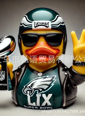 新款树脂工艺品橄榄球运动风格创意可居摆件